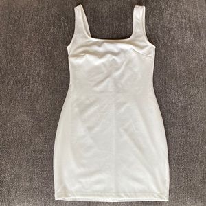 White/slight off white Mini Dress. Two Medium size dresses and one Large.